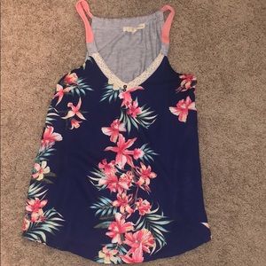 Bright Floral Tank Top